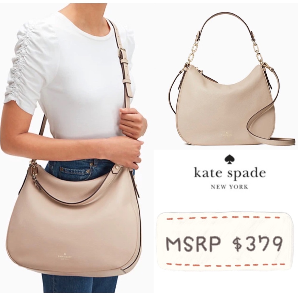 Kate Spade Mulberry Street Vivian Bag Warm Beige (Shoulder, Crossbody, Hobo)